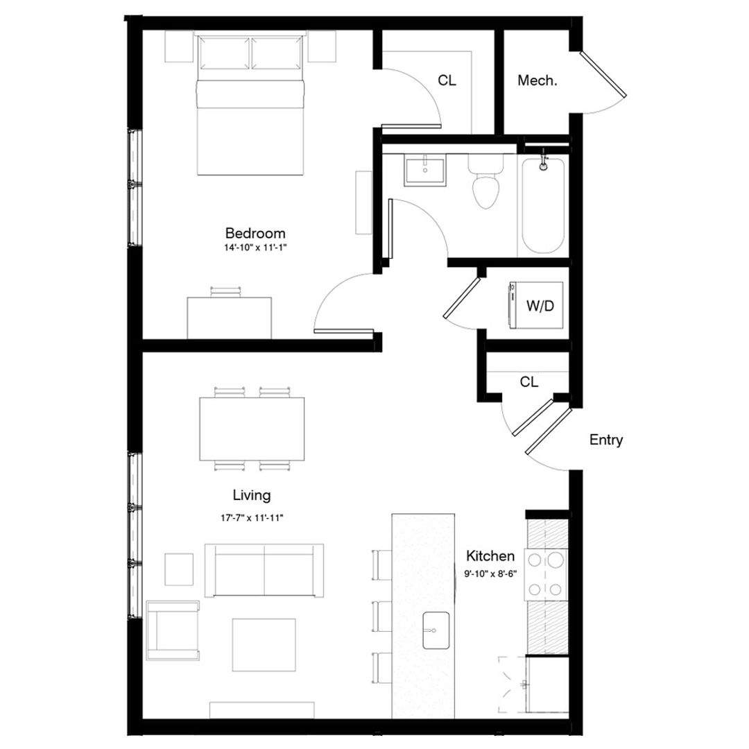 Philadelphia Apartment: 211 Vine Street