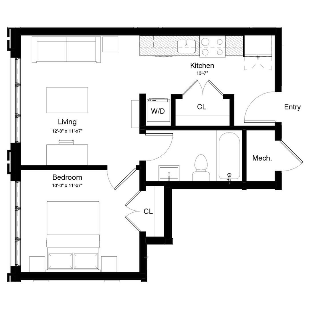 Philadelphia Apartment: 211 Vine Street