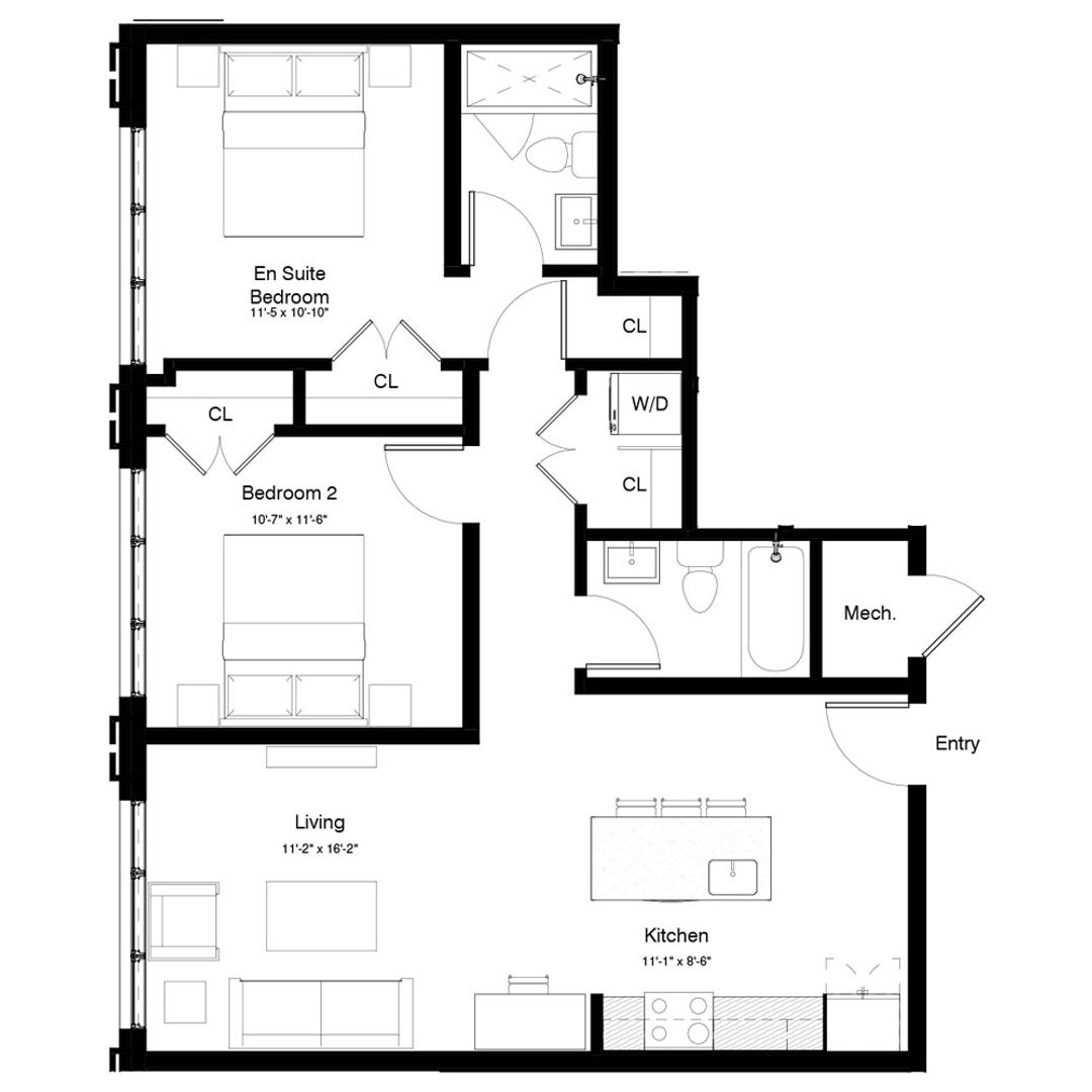 Philadelphia Apartment: 211 Vine Street
