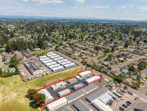 FOR LEASE: Industrial Warehouse with Office, Dual Roll-Up Doors & Gas Heat 1,440 RSF | Keizer, OR – Near Salem Parkway & I-5 – photo 1