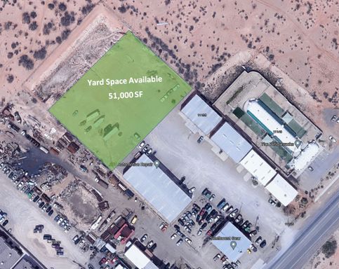FOR LEASE: Secure Gated Yard Space – 1.2 Acres for Parking & Storage 51,350 RSF (1.2 Acres) | NE El Paso, TX – Right Off Dyer Street – photo 1