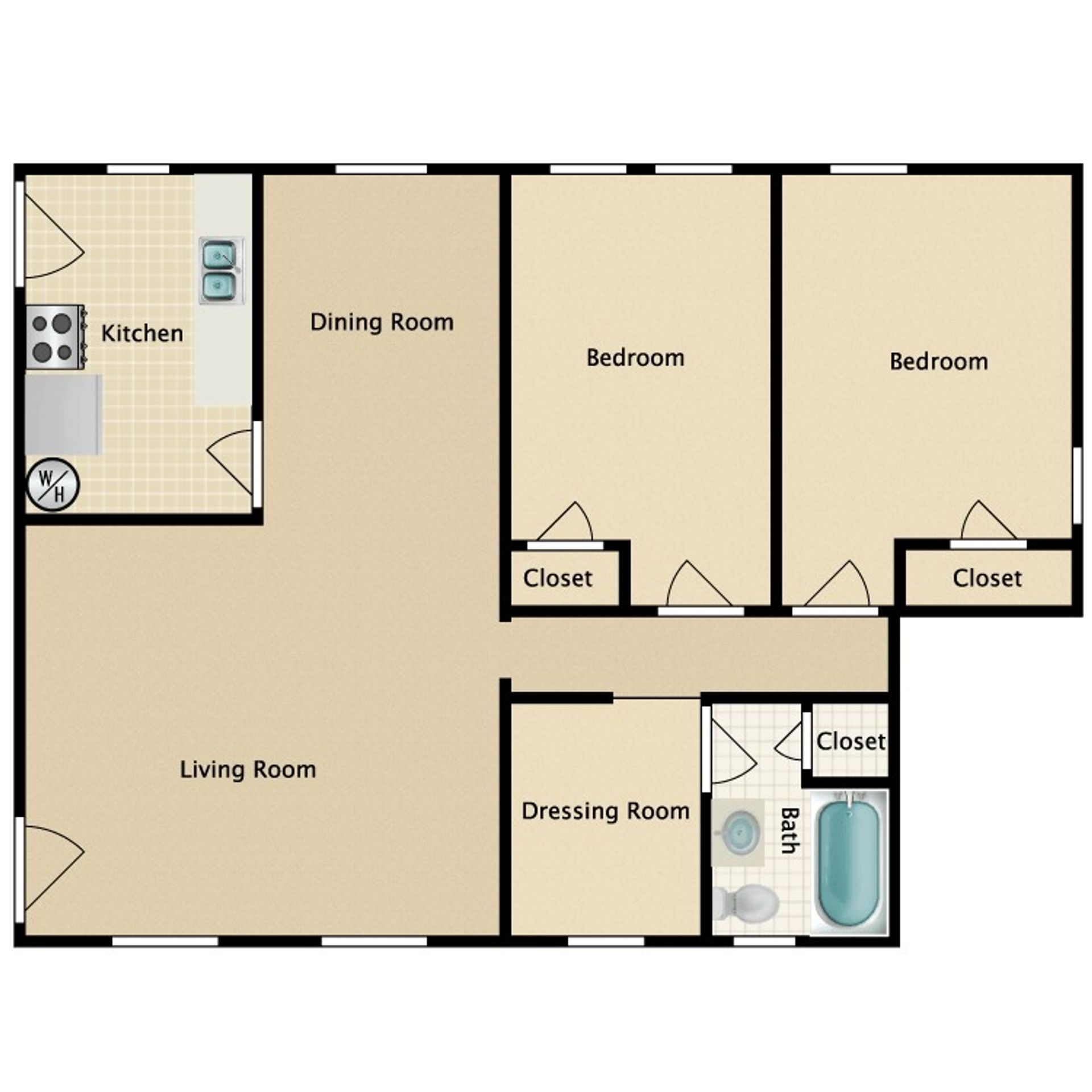 Corpus Christi Apartment: 100 Buccaneer Dr