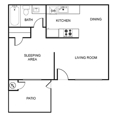 Junior 1 bedroom