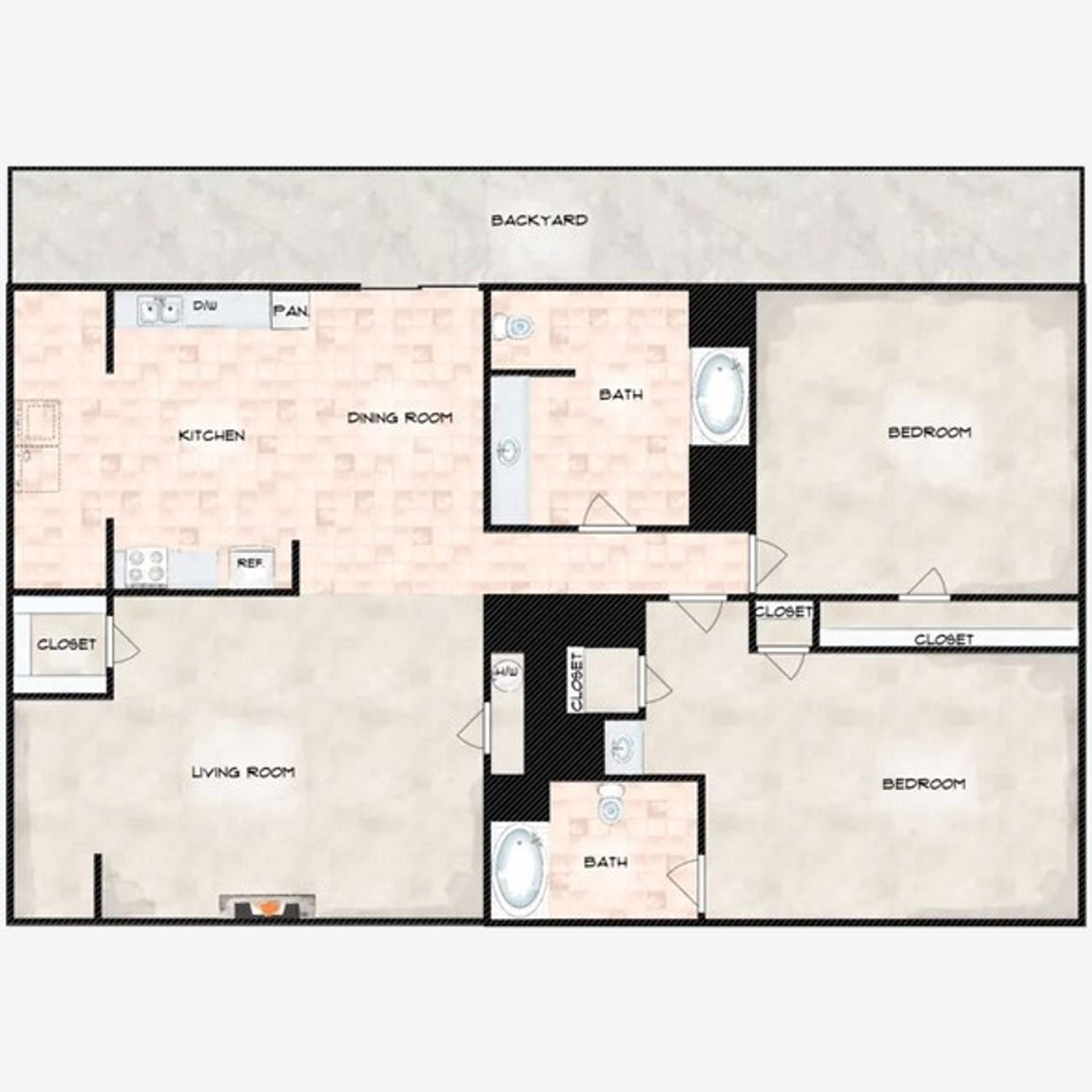 Hanford Apartment: 1071 Goleta Way