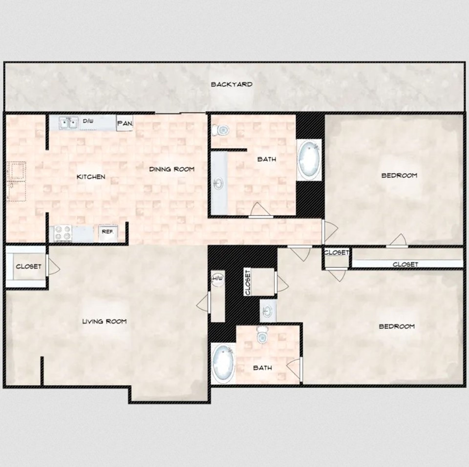 Hanford Apartment: 1071 Goleta Way