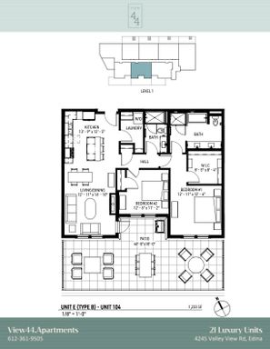 Pond Facing spacious Elevated 600sq ft Elevated Patio, Fireplace, 1 Month Free – photo 1