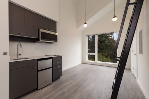 One Month Free! Modern Stylish Top-Floor Lofted Studio with A/C | *Income-Restricted* – photo 1