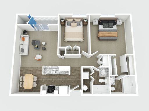 Spacious 2-Bedroom Retreat with Balcony and In-Unit Laundry Near Seattle – photo 1