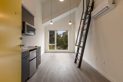 One Month Free! Modern Stylish Top-Floor Lofted Studio with A/C | *Income-Restricted* – photo 1