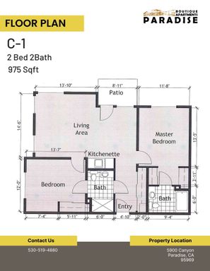 2Bed/2Bath Apartment for Rent