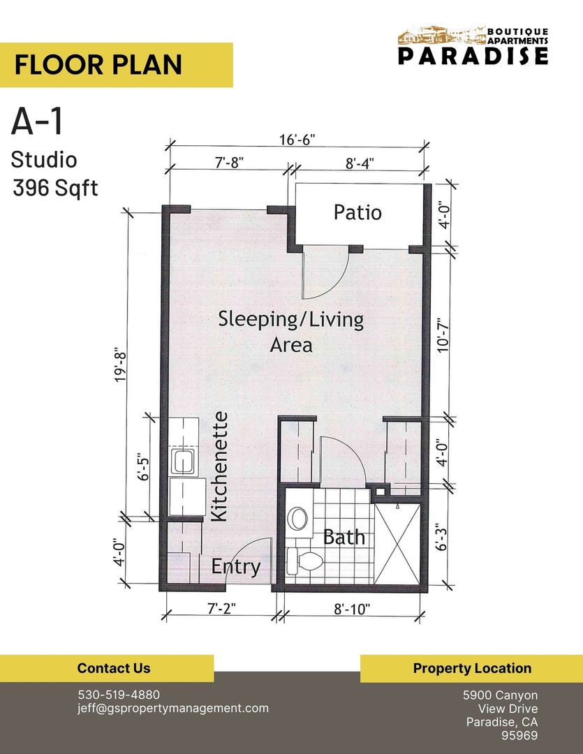 Paradise Apartment: 5900 Canyon View Dr.