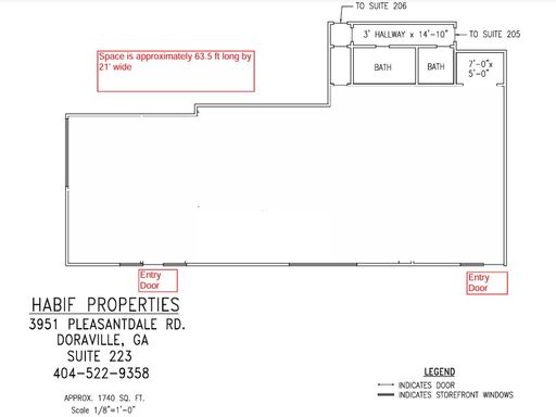 Suite 223 - Office/Meeting Space available off Pleasantdale Rd Near I-85 – photo 1