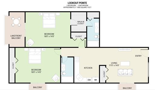 2BR.2BA.1400SF