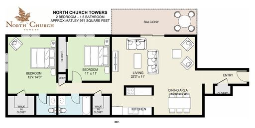 2BR.1.5BA.974SF – photo 1