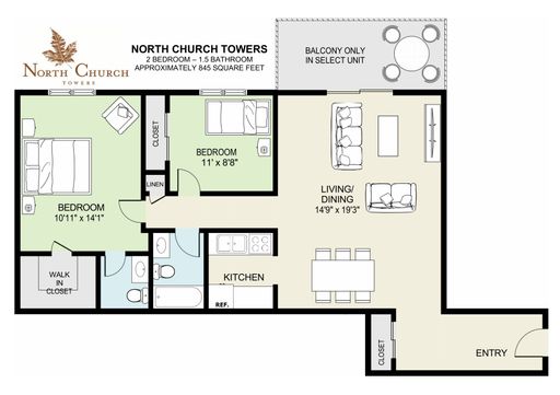 2BR.1.5BA.845SF – photo 1