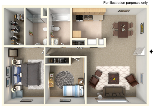West County Two Bedroom Two Bath! SAVE UP TO $650 OFF MOVE IN COSTS! – photo 1