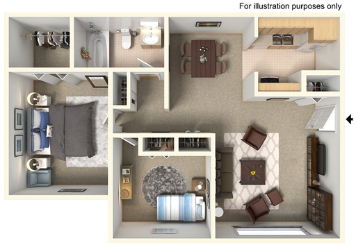 West County Two Bedroom One Bath!! UP TO $400 OFF AND REDUCED DEPOSIT!!! GREAT SPECIAL!!! – photo 1