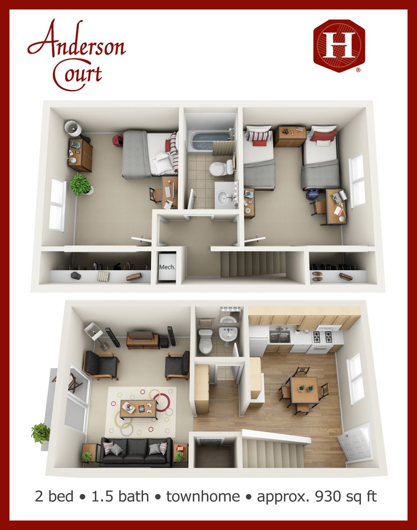 Davis Apartment: 1905 Anderson Road