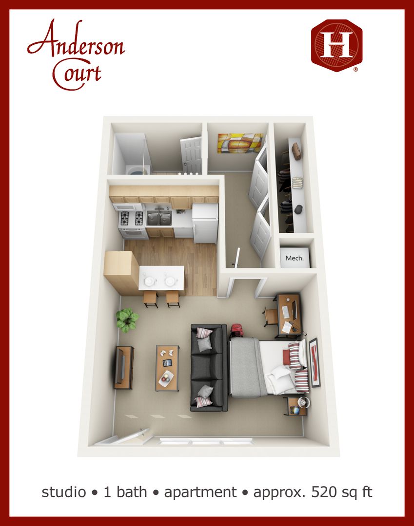 Davis Apartment: 1905 Anderson Road