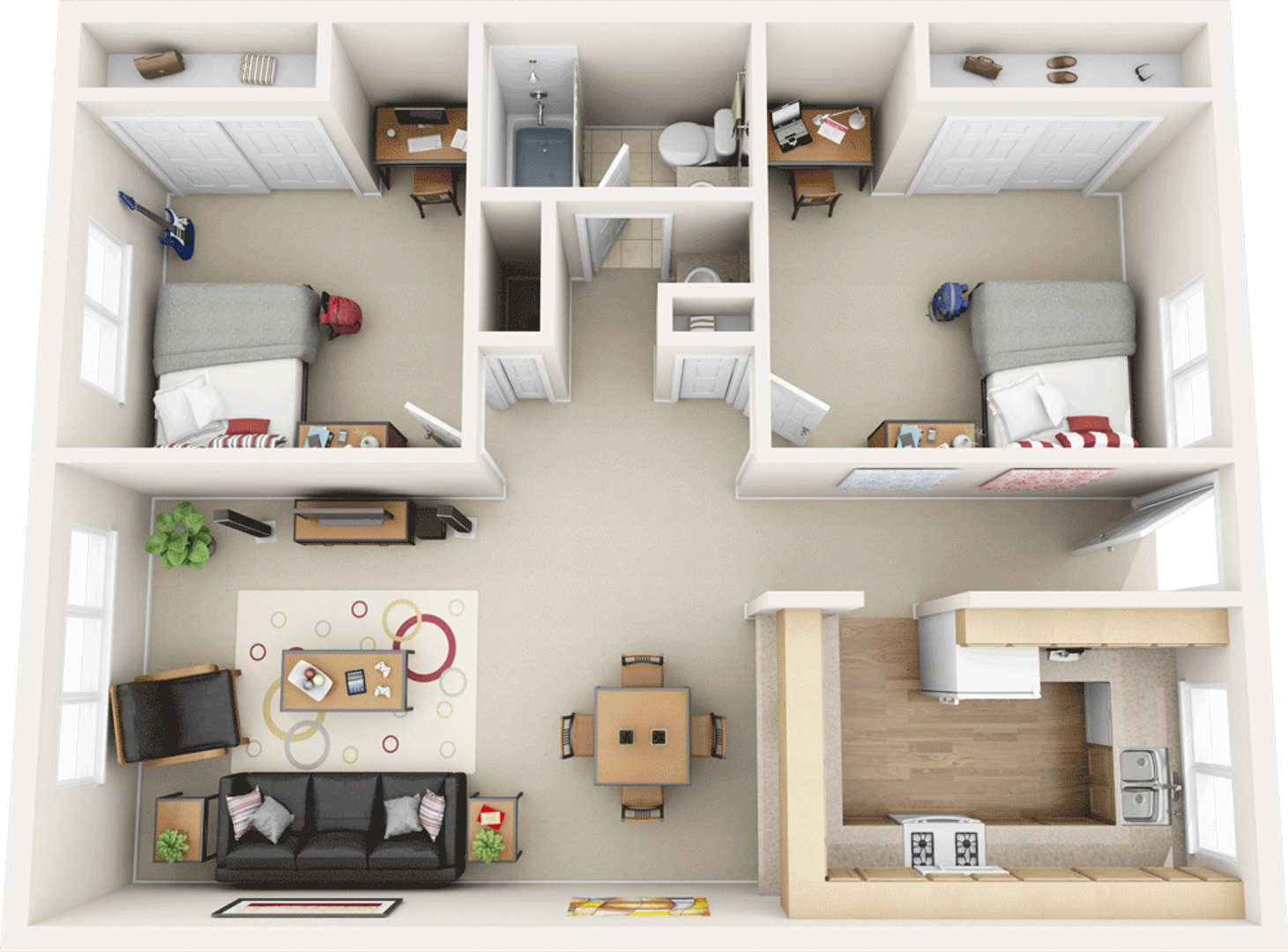 Davis Apartment: 1905 Anderson Road