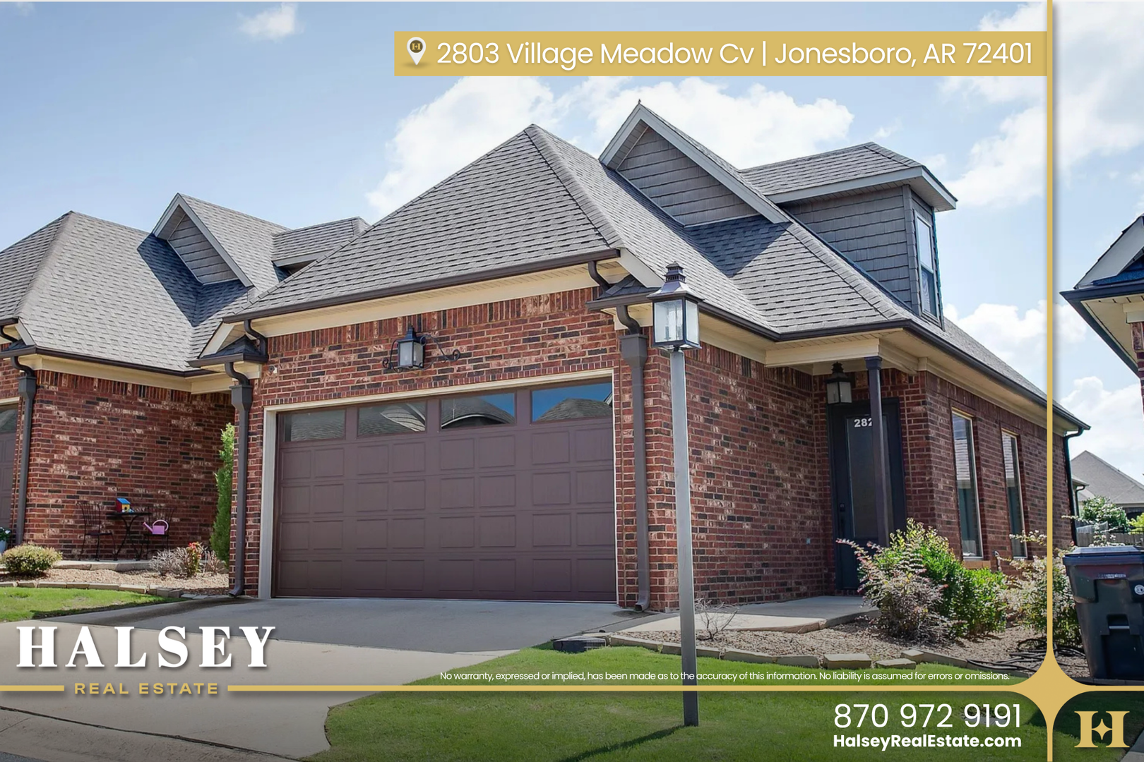 Jonesboro House: 2803 Village Meadow Cove