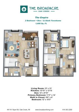 Space for What Matters in 1,600 SF of Two-Bedroom Living – photo 1
