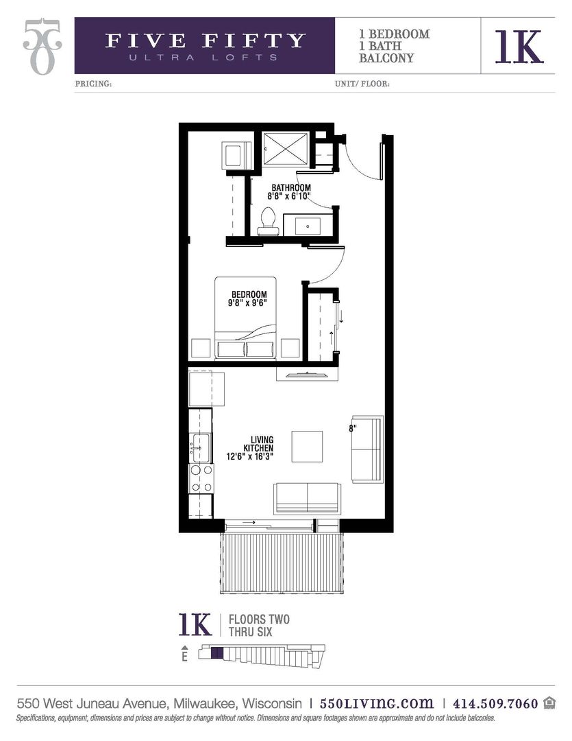 Milwaukee Apartment: 550 W Juneau Ave