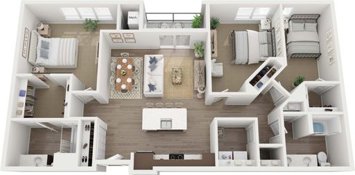 1,341 sq.ft three bedroom at HUB13! – photo 1