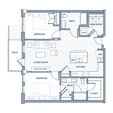 B3A Floor Plan - A Community Buzzing with Life! – photo 1
