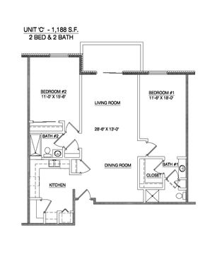 C floor plan