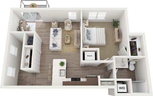 824 sq.ft one bedroom at HUB13! – photo 1