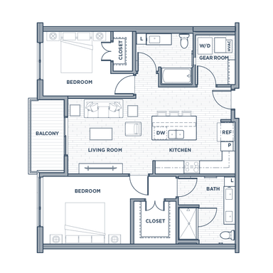 B1 Floor Plan - A Community Buzzing with Life! – photo 1