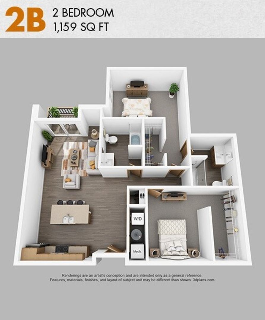 2B - Unit 421 photo 1 of 25