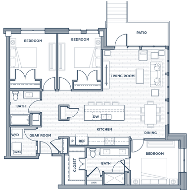 C1 Floor Plan - A Community Buzzing with Life! – photo 1