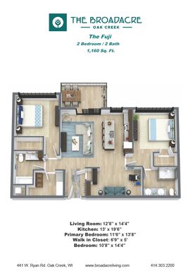 Space for What Matters in 1,440 SF of Two-Bedroom Living – photo 1