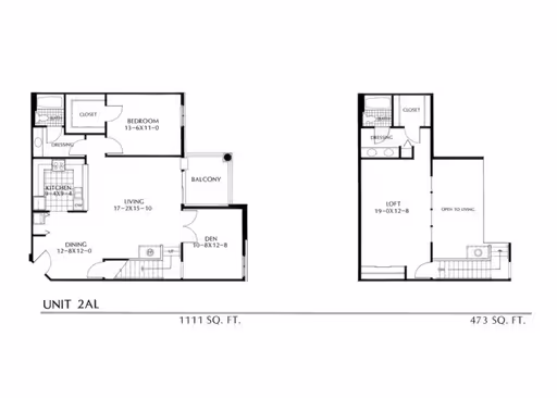 2AL floor plan