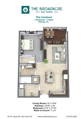 Space for What Matters in 760 SF of One-Bedroom Living! – photo 1