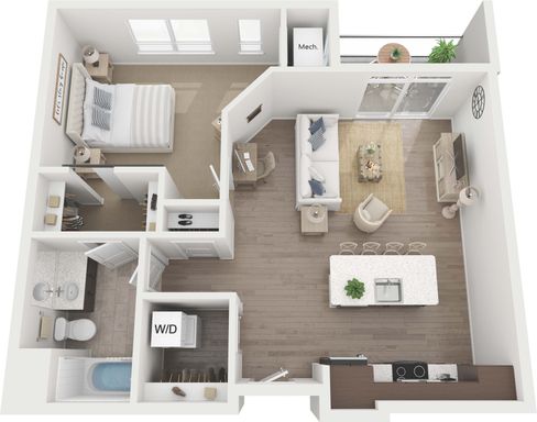 792 sq.ft one bedroom at HUB13! – photo 1