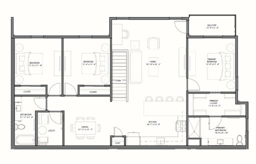 D3 - A Three-Bedroom/Two-Bathroom with Garage at Village43 – photo 1