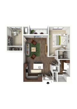 2 Bed 1 Bath (C2) – photo 1