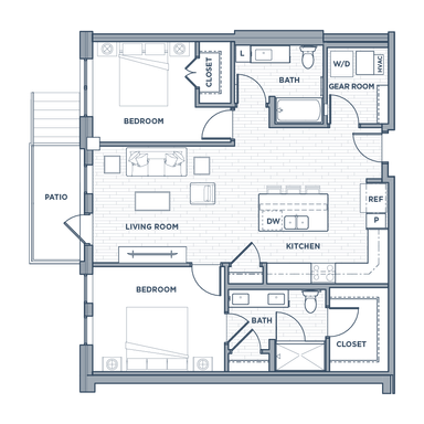 B3 Floor Plan - A Community Buzzing with Life! – photo 1