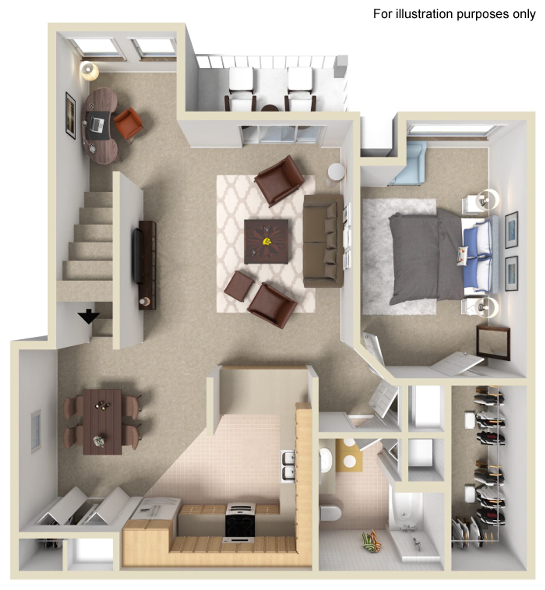 B floor plan