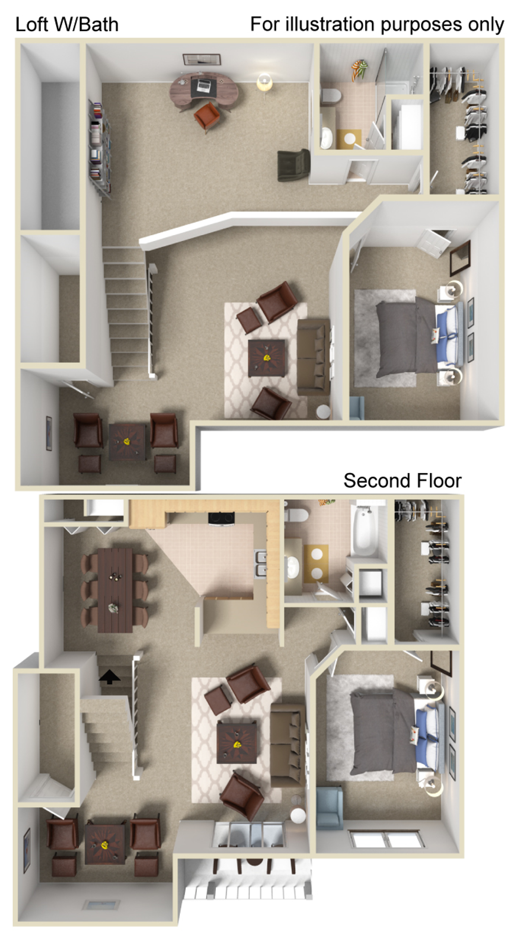 H floor plan