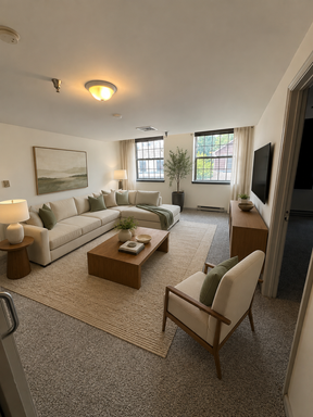 Abundance of windows Large bathroom Generously sized bedrooms Well-appointed kitchen