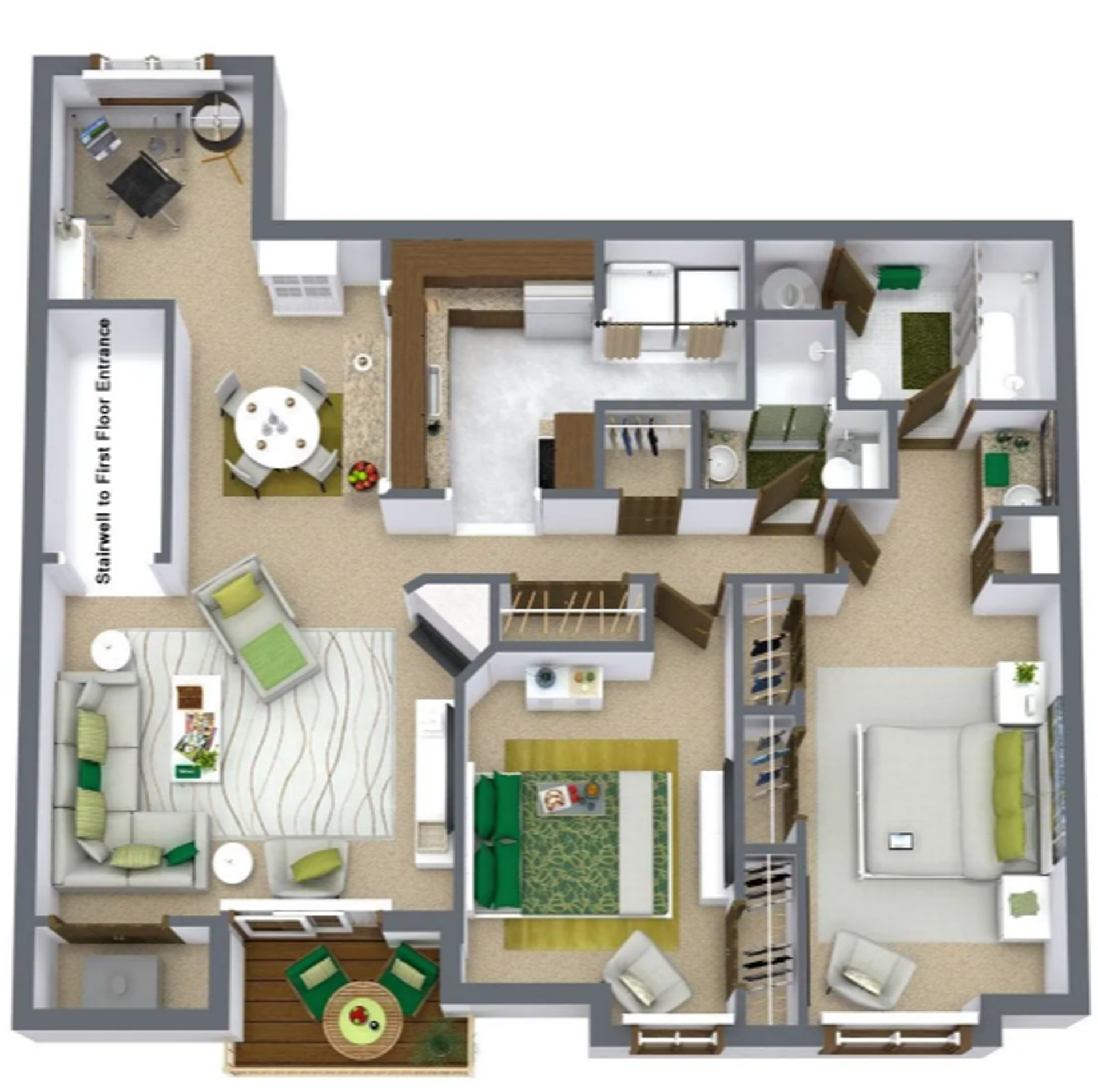 Cleveland Apartment: 19640 Puritas Avenue