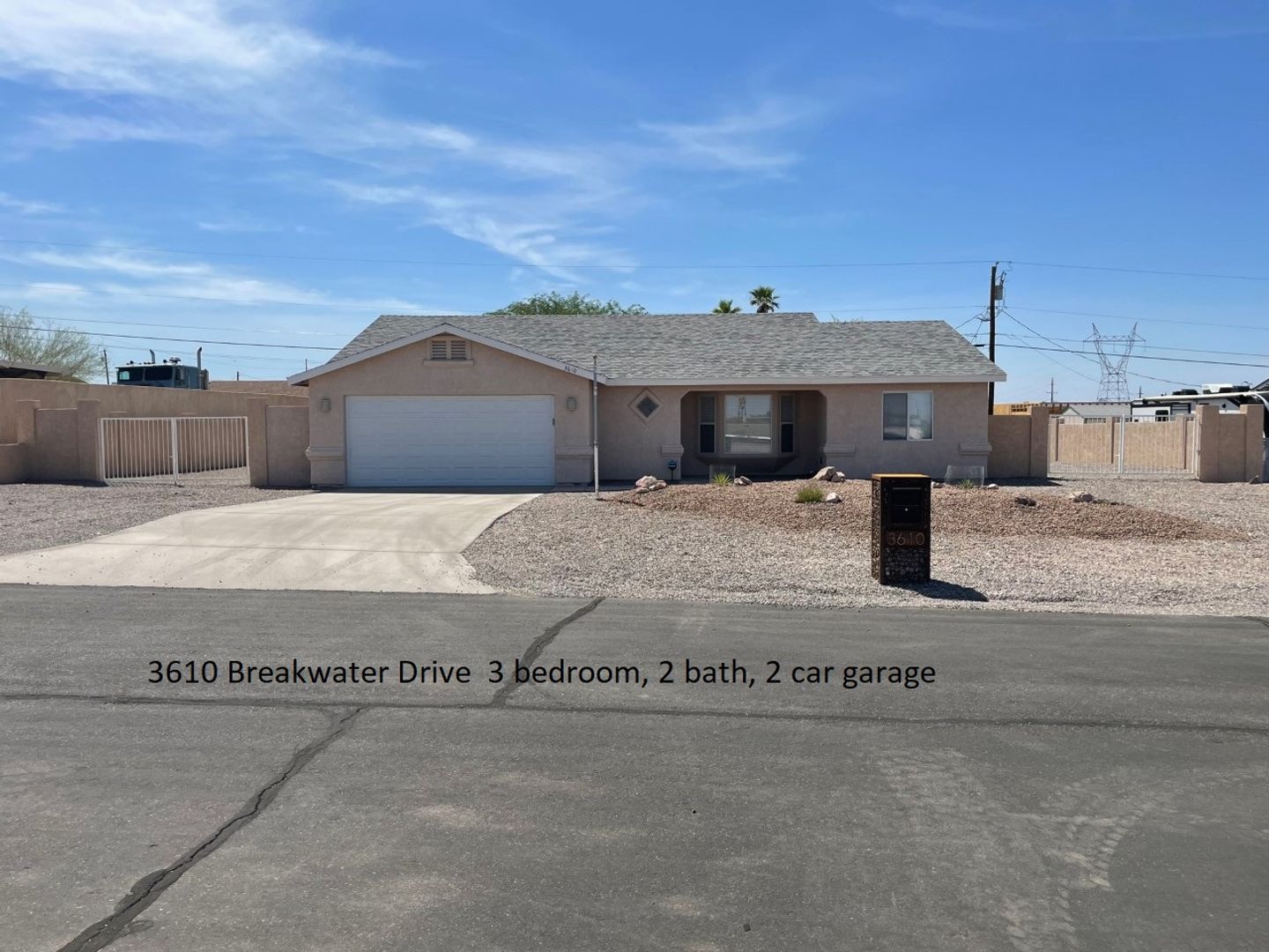 Lake Havasu House: 3610 Breakwater Drive