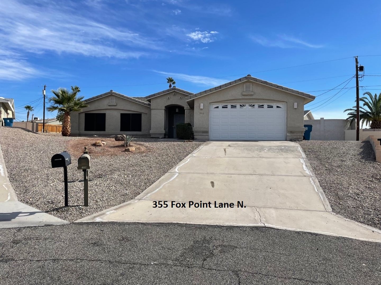 Lake Havasu House: 355 Fox Point Lane N.