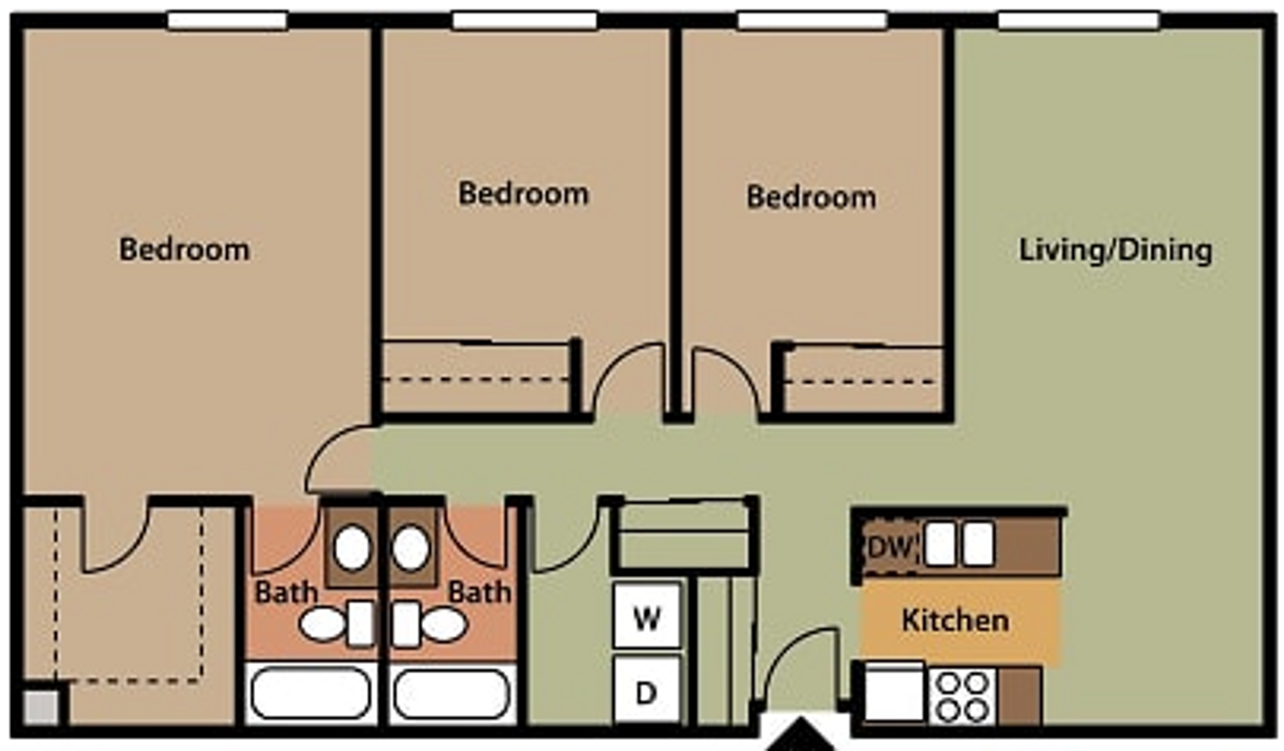 Inver Grove Heights Apartment: 1860 52nd Street East