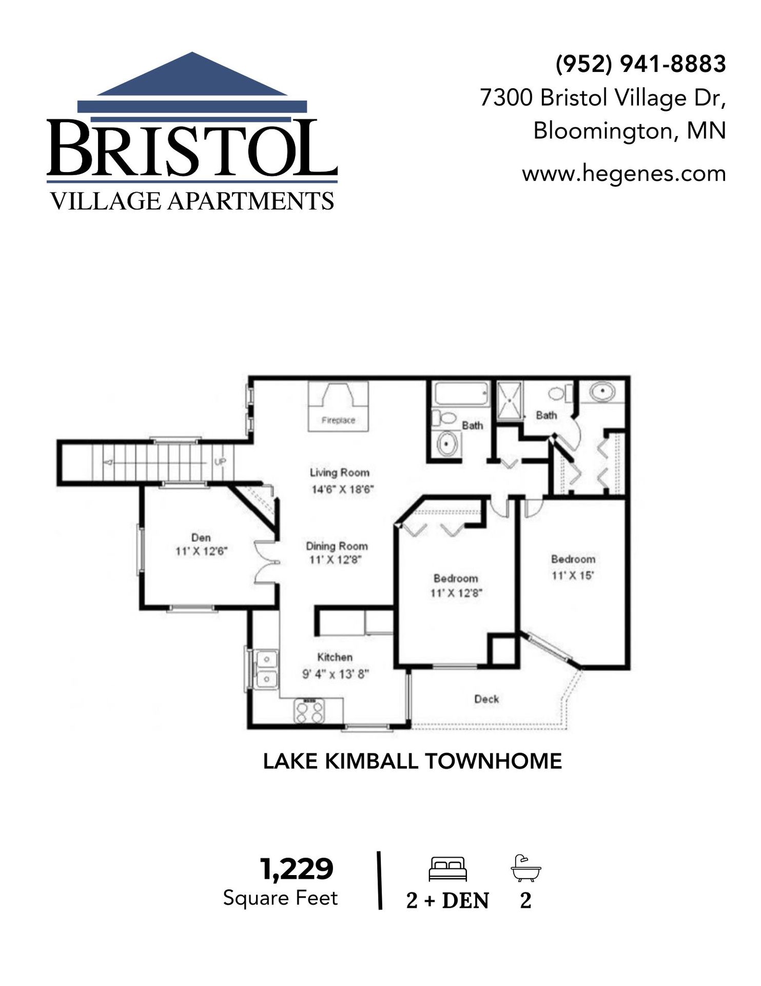 Bloomington Townhome: 7301 Bristol Village Dr
