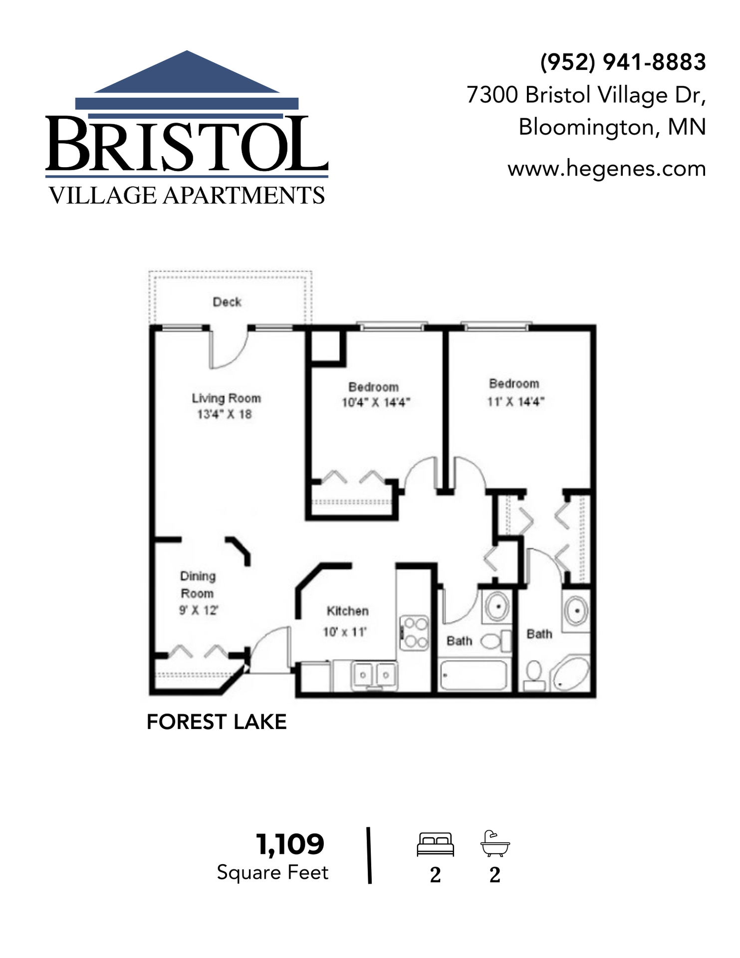 Bloomington Apartment: 7300 Bristol Village Dr